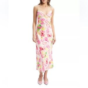 Bardot Floral Midi Dress